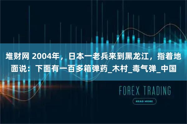 堆财网 2004年，日本一老兵来到黑龙江，指着地面说：下面有一百多箱弹药_木村_毒气弹_中国